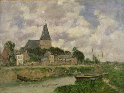 Quittebeuf, 1893 by Eugene Louis Boudin